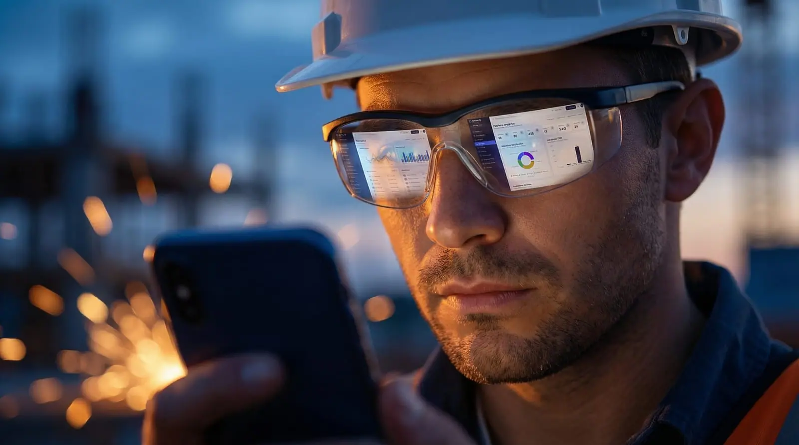 Field technician communicating with dispatch through a unified mobile inbox