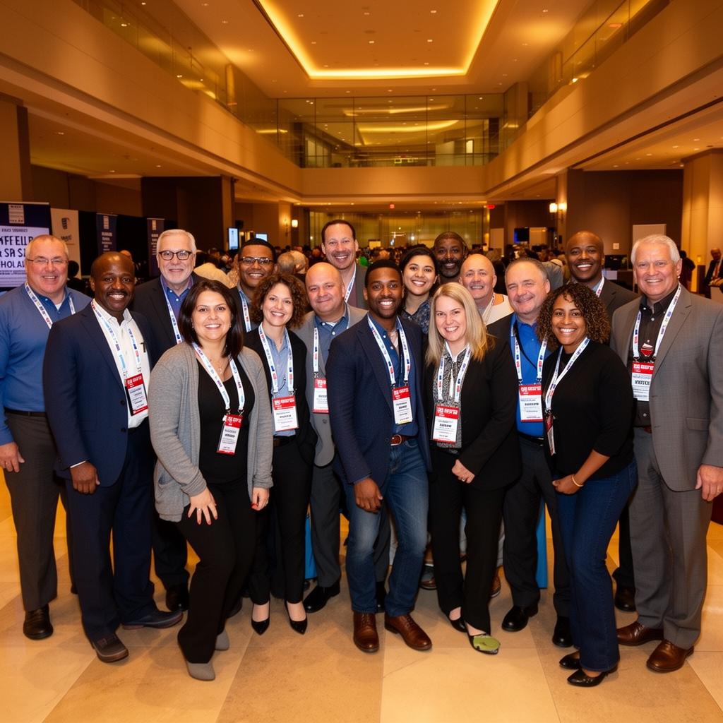 Evening networking reception with industry peers