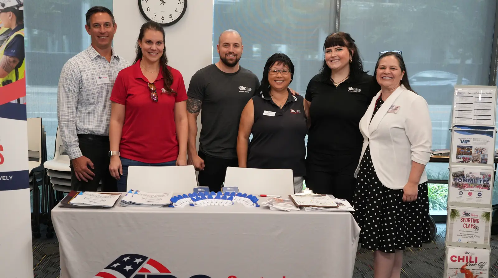 ABC Central Florida staff and volunteers at the registration table during the 2026 EdTech Summit